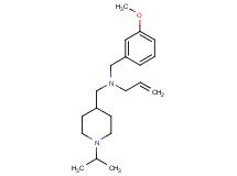 N-[(1-isopropylpiperidin-4-yl)methyl]-N-(3-methoxybenzyl)prop-2-en-1-amine
