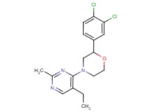 2-(3,4-dichlorophenyl)-4-(5-ethyl-2-methylpyrimidin-4-yl)morpholine