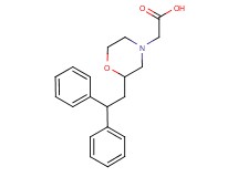 [2-(2,2-diphenylethyl)-4-morpholinyl]acetic acid