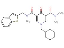 N-(1-benzothien-2-ylmethyl)-1-(cyclohexylmethyl)-N,N',N'-trimethyl-4-oxo-1,4-dihydro-3,5-pyridinedicarboxamide