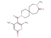 3-[(4,6-dimethyl-2-oxo-2H-pyran-5-yl)carbonyl]-9-methyl-3,9-diazaspiro[5.6]dodecan-10-one