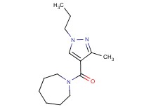 1-[(3-methyl-1-propyl-1H-pyrazol-4-yl)carbonyl]azepane