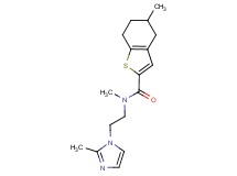 N,5-dimethyl-N-[2-(2-methyl-1H-imidazol-1-yl)ethyl]-4,5,6,7-tetrahydro-1-benzothiophene-2-carboxamide