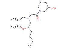 1-[(2-butyl-2,3-dihydro-1,4-benzoxazepin-4(5H)-yl)acetyl]-3-piperidinol