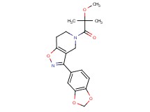 3-(1,3-benzodioxol-5-yl)-5-(2-methoxy-2-methylpropanoyl)-4,5,6,7-tetrahydroisoxazolo[4,5-c]pyridine