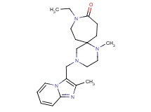 9-ethyl-1-methyl-4-[(2-methylimidazo[1,2-a]pyridin-3-yl)methyl]-1,4,9-triazaspiro[5.6]dodecan-10-one