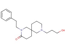 8-(3-hydroxypropyl)-2-(2-phenylethyl)-2,8-diazaspiro[5.5]undecan-3-one