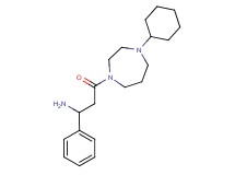 [3-(4-cyclohexyl-1,4-diazepan-1-yl)-3-oxo-1-phenylpropyl]amine dihydrochloride