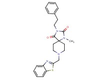 8-(1,3-benzothiazol-2-ylmethyl)-1-methyl-3-(2-phenylethyl)-1,3,8-triazaspiro[4.5]decane-2,4-dione