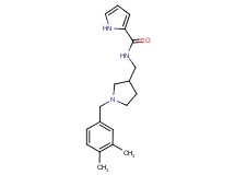 N-{[1-(3,4-dimethylbenzyl)pyrrolidin-3-yl]methyl}-1H-pyrrole-2-carboxamide