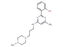 2-(4-methyl-6-{[3-(4-methylpiperazin-1-yl)propyl]amino}pyrimidin-2-yl)phenol