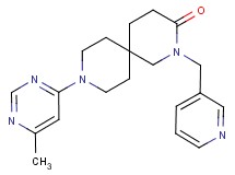 9-(6-methylpyrimidin-4-yl)-2-(pyridin-3-ylmethyl)-2,9-diazaspiro[5.5]undecan-3-one
