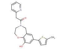 7-(5-methyl-2-thienyl)-4-(pyridin-2-ylacetyl)-2,3,4,5-tetrahydro-1,4-benzoxazepin-9-ol