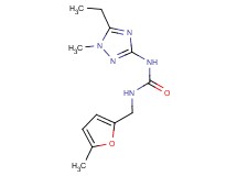 N-(5-ethyl-1-methyl-1H-1,2,4-triazol-3-yl)-N'-[(5-methyl-2-furyl)methyl]urea