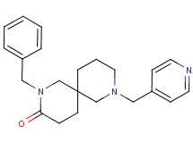 2-benzyl-8-(4-pyridinylmethyl)-2,8-diazaspiro[5.5]undecan-3-one