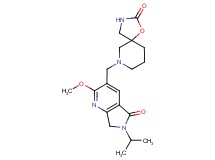 7-[(6-isopropyl-2-methoxy-5-oxo-6,7-dihydro-5H-pyrrolo[3,4-b]pyridin-3-yl)methyl]-1-oxa-3,7-diazaspiro[4.5]decan-2-one
