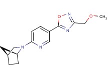 (1S*,4S*)-2-{5-[3-(methoxymethyl)-1,2,4-oxadiazol-5-yl]-2-pyridinyl}-2-azabicyclo[2.2.1]heptane