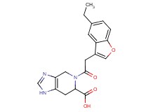 5-[(5-ethyl-1-benzofuran-3-yl)acetyl]-4,5,6,7-tetrahydro-1H-imidazo[4,5-c]pyridine-6-carboxylic acid