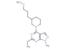 6-ethyl-4-[3-(3-methoxypropyl)-1-piperidinyl]-1-methyl-1H-pyrazolo[3,4-d]pyrimidine