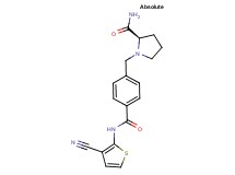 (2R)-1-(4-{[(3-cyano-2-thienyl)amino]carbonyl}benzyl)pyrrolidine-2-carboxamide