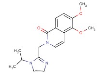 2-[(1-isopropyl-1H-imidazol-2-yl)methyl]-5,6-dimethoxyisoquinolin-1(2H)-one
