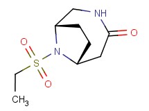 (1S*,6R*)-9-(ethylsulfonyl)-3,9-diazabicyclo[4.2.1]nonan-4-one