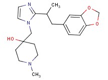 4-({2-[2-(1,3-benzodioxol-5-yl)-1-methylethyl]-1H-imidazol-1-yl}methyl)-1-methylpiperidin-4-ol