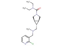 (1R*,5S*,6r)-6-{[[(2-chloropyridin-3-yl)methyl](methyl)amino]methyl}-N,N-diethyl-3-azabicyclo[3.1.0]hexane-3-carboxamide