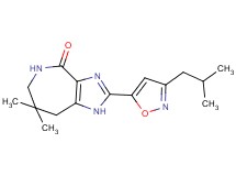 2-(3-isobutylisoxazol-5-yl)-7,7-dimethyl-5,6,7,8-tetrahydroimidazo[4,5-c]azepin-4(1H)-one