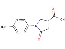 1-(6-methylpyridin-3-yl)-5-oxopyrrolidine-3-carboxylic acid