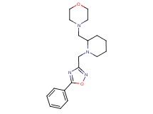 4-({1-[(5-phenyl-1,2,4-oxadiazol-3-yl)methyl]-2-piperidinyl}methyl)morpholine