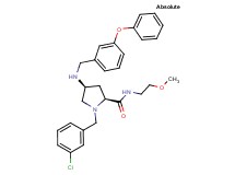 (4S)-1-(3-chlorobenzyl)-N-(2-methoxyethyl)-4-[(3-phenoxybenzyl)amino]-L-prolinamide