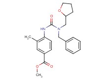 methyl 4-({[benzyl(tetrahydrofuran-2-ylmethyl)amino]carbonyl}amino)-3-methylbenzoate