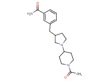 3-{[1-(1-acetyl-4-piperidinyl)-3-pyrrolidinyl]methyl}benzamide