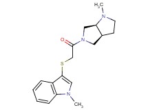 1-methyl-3-({2-[(3aS,6aS)-1-methylhexahydropyrrolo[3,4-b]pyrrol-5(1H)-yl]-2-oxoethyl}thio)-1H-indole