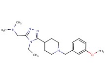 ({4-ethyl-5-[1-(3-methoxybenzyl)piperidin-4-yl]-4H-1,2,4-triazol-3-yl}methyl)dimethylamine