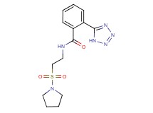 N-[2-(pyrrolidin-1-ylsulfonyl)ethyl]-2-(1H-tetrazol-5-yl)benzamide