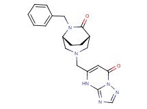 5-{[(1S*,5R*)-6-benzyl-7-oxo-3,6-diazabicyclo[3.2.2]non-3-yl]methyl}[1,2,4]triazolo[1,5-a]pyrimidin-7(4H)-one