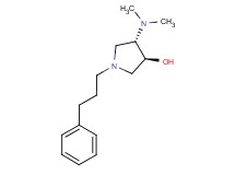 (3S*,4S*)-4-(dimethylamino)-1-(3-phenylpropyl)pyrrolidin-3-ol