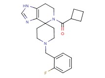 5-(cyclobutylcarbonyl)-1'-(2-fluorobenzyl)-1,5,6,7-tetrahydrospiro[imidazo[4,5-c]pyridine-4,4'-piperidine]