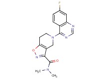 5-(7-fluoroquinazolin-4-yl)-N,N-dimethyl-4,5,6,7-tetrahydroisoxazolo[4,5-c]pyridine-3-carboxamide