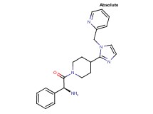 ((1S)-2-oxo-1-phenyl-2-{4-[1-(2-pyridinylmethyl)-1H-imidazol-2-yl]-1-piperidinyl}ethyl)amine