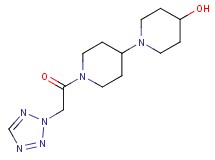 1'-(2H-tetrazol-2-ylacetyl)-1,4'-bipiperidin-4-ol