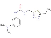 N-[3-(dimethylamino)phenyl]-N'-[(5-ethyl-1,3,4-thiadiazol-2-yl)methyl]urea