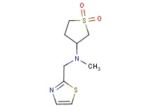 (1,1-dioxidotetrahydro-3-thienyl)methyl(1,3-thiazol-2-ylmethyl)amine