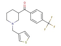 [1-(3-thienylmethyl)-3-piperidinyl][4-(trifluoromethyl)phenyl]methanone