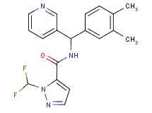 1-(difluoromethyl)-N-[(3,4-dimethylphenyl)(pyridin-3-yl)methyl]-1H-pyrazole-5-carboxamide