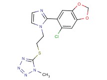 5-({2-[2-(6-chloro-1,3-benzodioxol-5-yl)-1H-imidazol-1-yl]ethyl}thio)-1-methyl-1H-tetrazole
