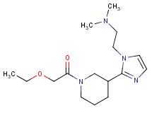 (2-{2-[1-(ethoxyacetyl)-3-piperidinyl]-1H-imidazol-1-yl}ethyl)dimethylamine