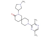 9-(3,6-dimethyl-2-pyrazinyl)-2-(1-methyl-3-pyrrolidinyl)-2,9-diazaspiro[5.5]undecan-3-one